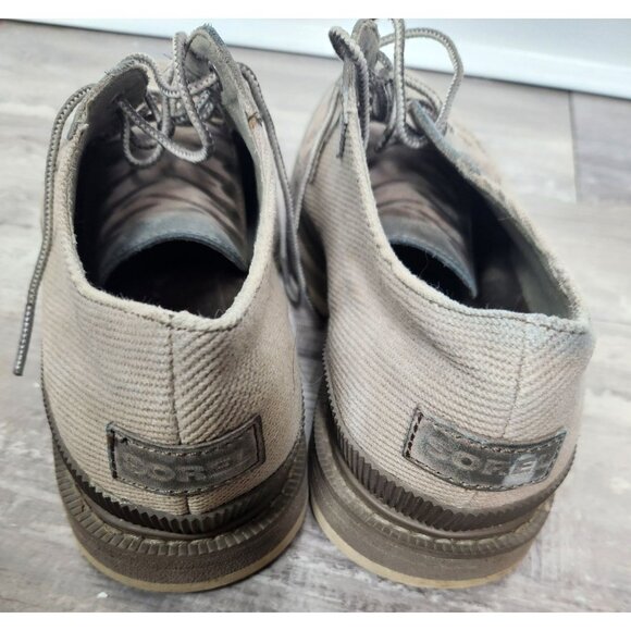 Sorel Men's Sz. 8.5 Madson Lace Wingtip Shoes Light Tan - Picture 3 of 7